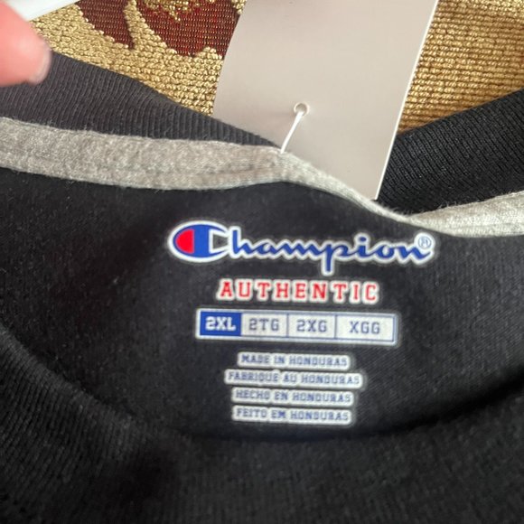 NEW/UNISEX} Champion Tee-Shirt, Black/ XXL - Picture 3 of 11